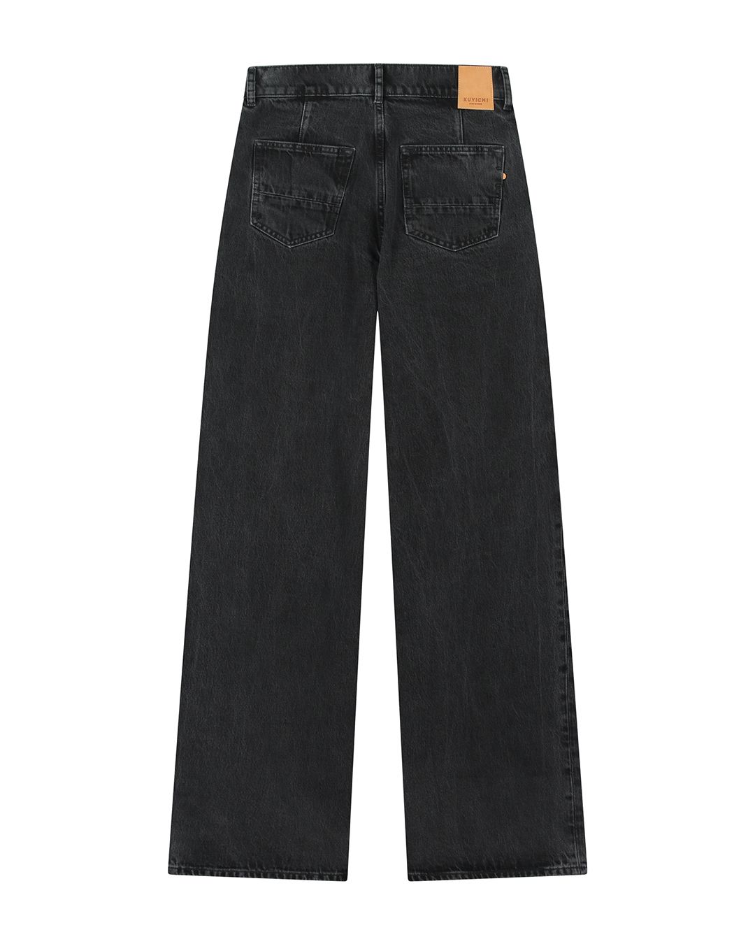 Teigan Wide-leg pleated jeans