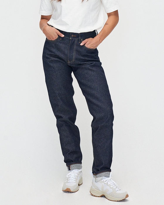 Nora Loose Tapered Orange Selvedge Recycled Dry
