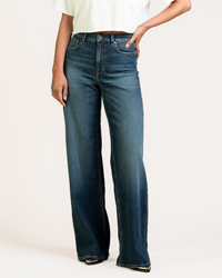 Wide leg jeans