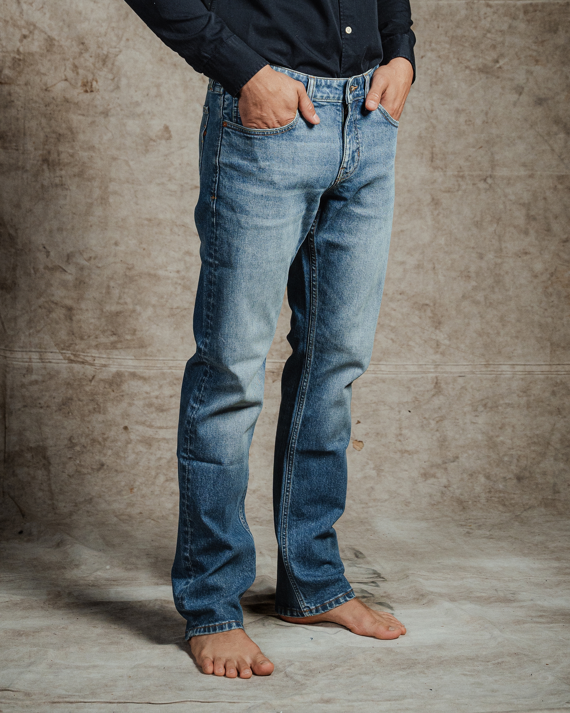 ᐅ KUYICHI Nick heren straight-leg jeans blauw kopen